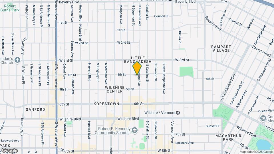 407 Kenmore Apartments Map and Location Details