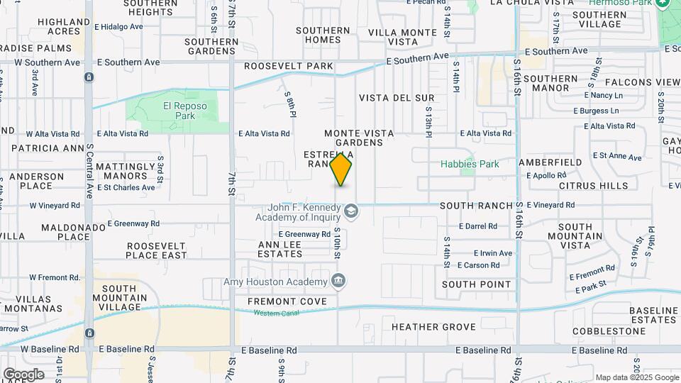6623 S 10th St Map and Location Details
