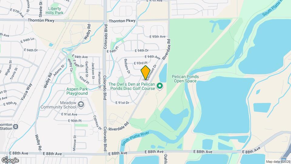 9277 Clermont Dr Map and Location Details