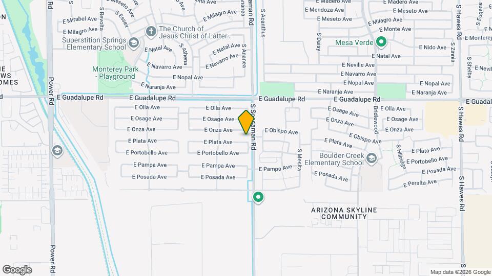 7562 E Plata Ave Map and Location Details