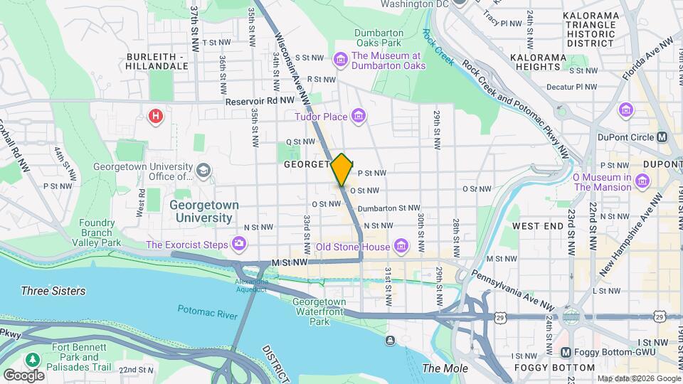 1426 Wisconsin Ave NW Map and Location Details