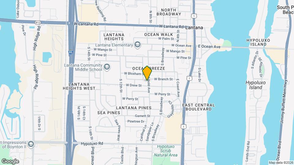 609 S Arnold Ave Map and Location Details