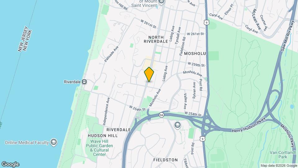 5606 Riverdale Ave Map and Location Details