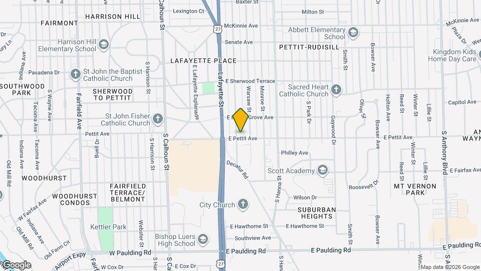 507 E Pettit Ave Map and Location Details