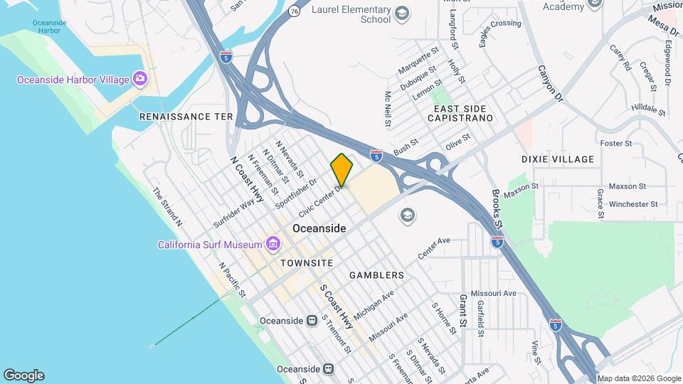 911 Civic Center Dr Map and Location Details