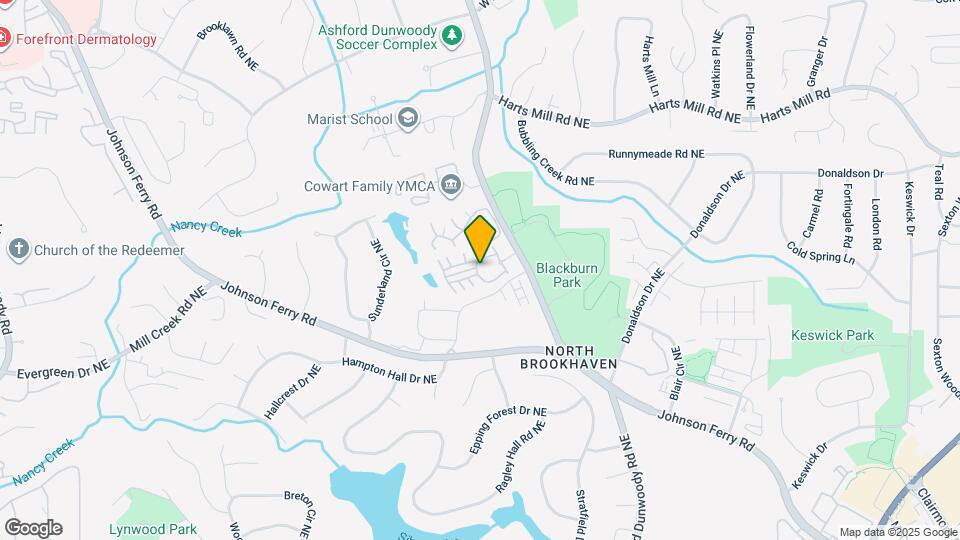 1398 Ashford Creek Cir NE Map and Location Details