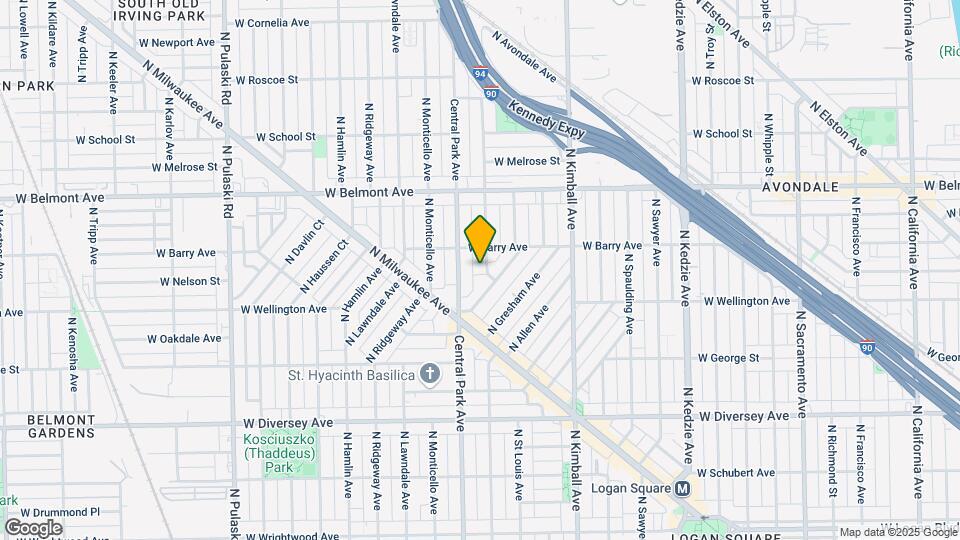 3036 N Drake Ave, Unit 3036-1R Map and Location Details