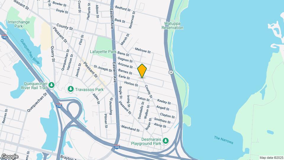 943 County St-Unit -1 Front Map and Location Details
