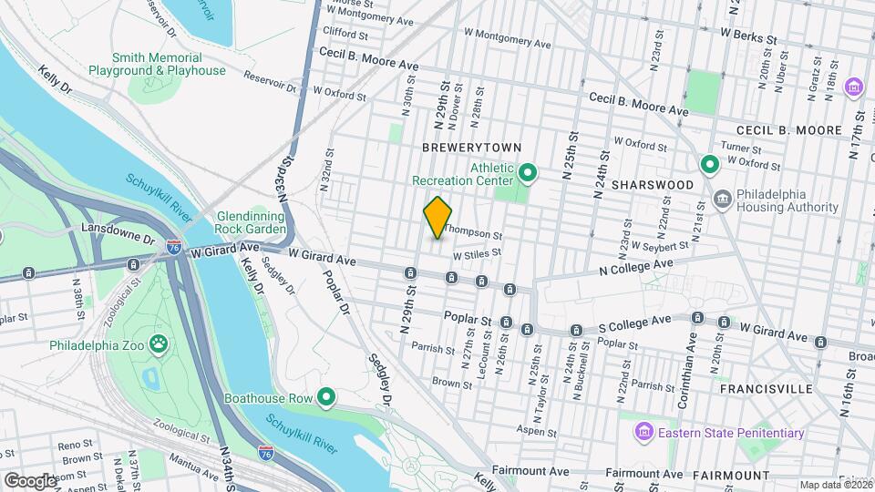 1236 N Newkirk St Map and Location Details