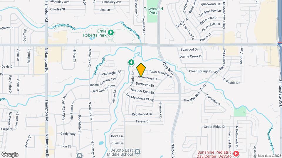 616 Havencrest Dr Map and Location Details