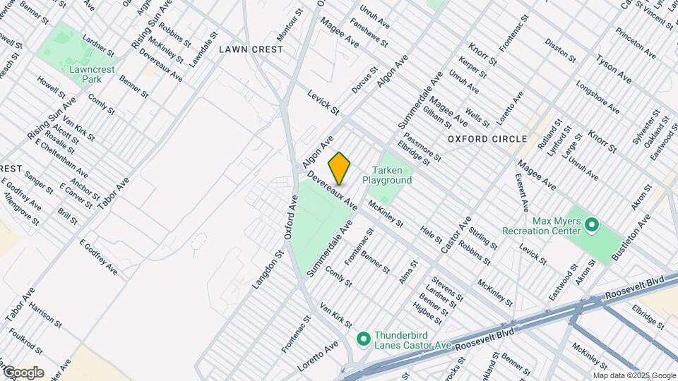 6201 Langdon St Map and Location Details