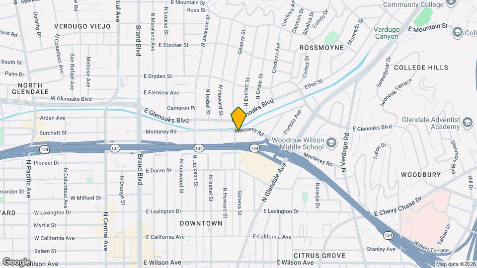 720 Geneva St Mapa y Detalles de la Ubicación