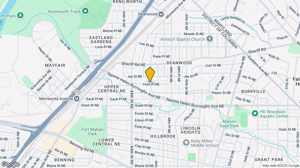 4504 Hunt Pl NE Map and Location Details