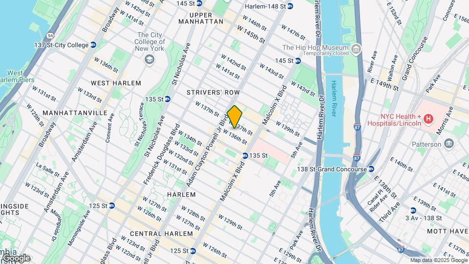 145 W 136th St Map and Location Details