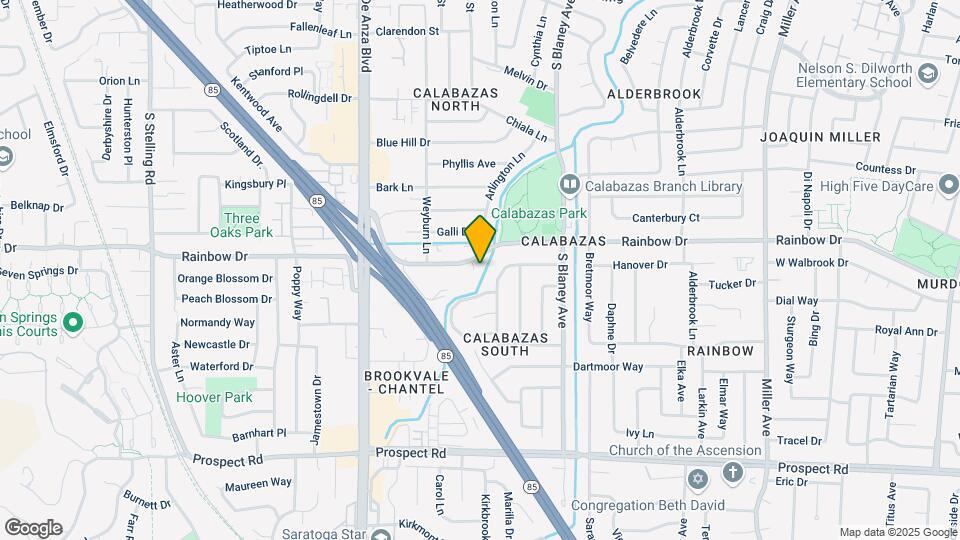 Cupertino Creekside Mapa y Detalles de la Ubicación