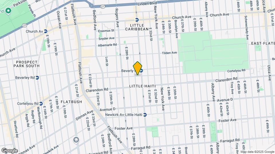 2902 Cortelyou Rd Mapa y Detalles de la Ubicación