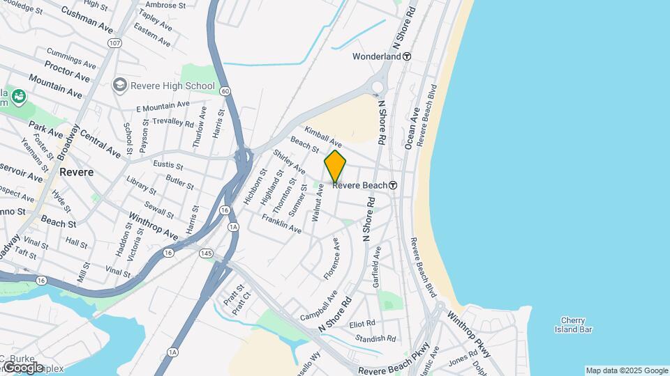 123 Shirley Ave Map and Location Details