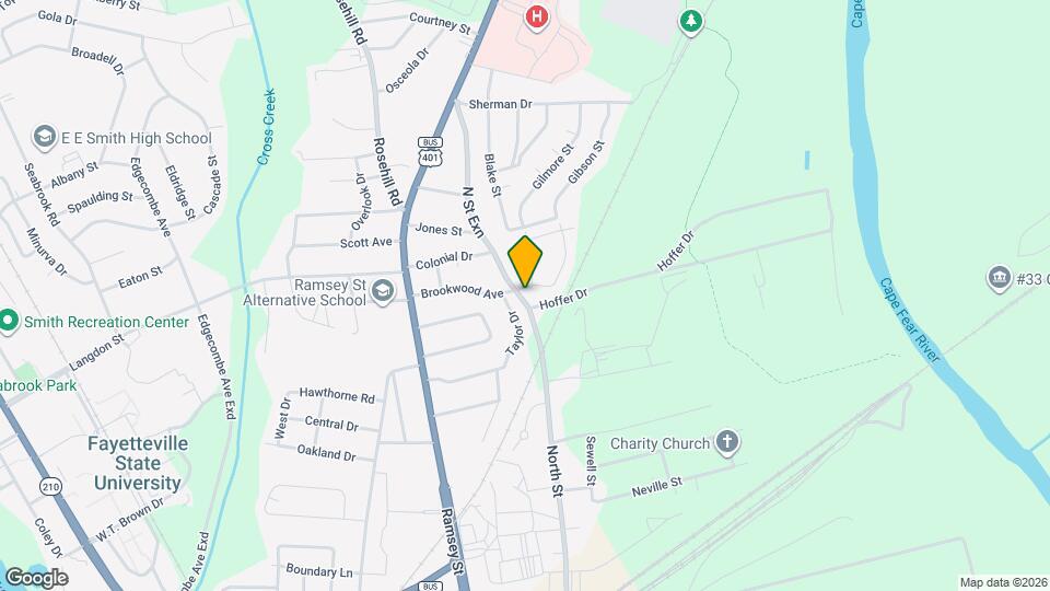 302 Brookwood Ave Map and Location Details