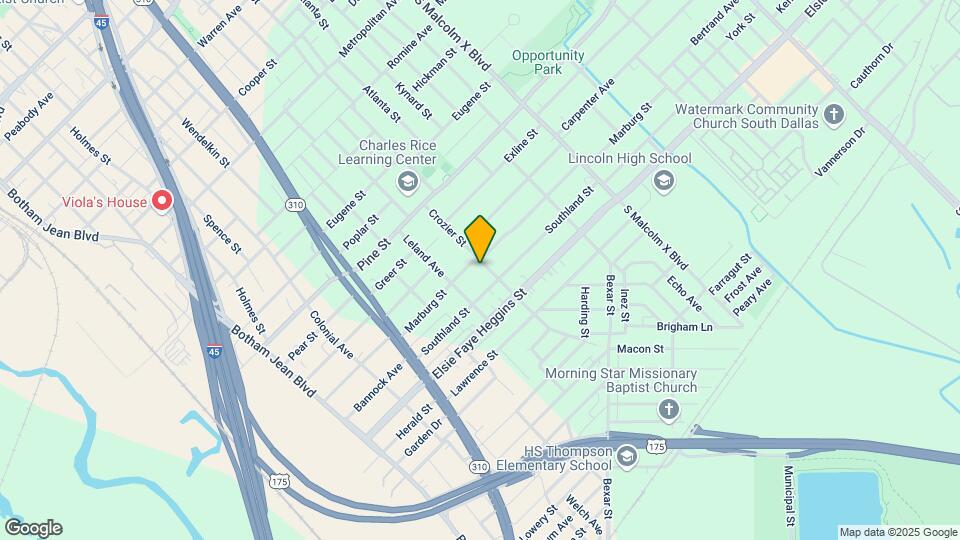 4509 Crozier St Map and Location Details