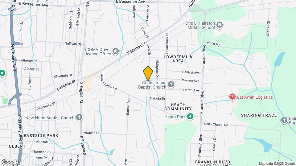 704 Pine St Map and Location Details