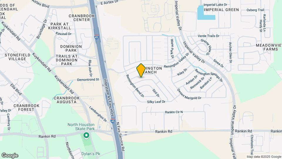 343 Remington Creek Dr Mapa y Detalles de la Ubicación