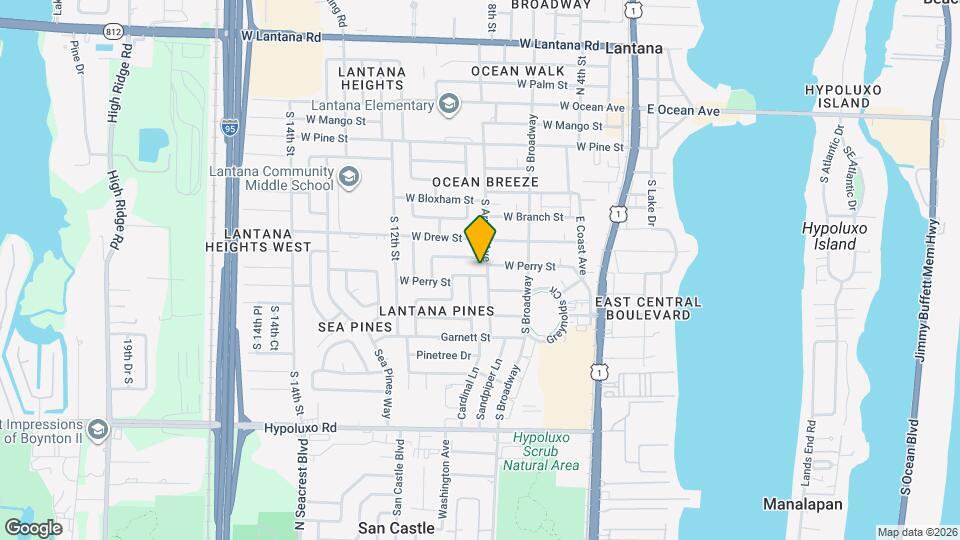 887 W Perry St Map and Location Details