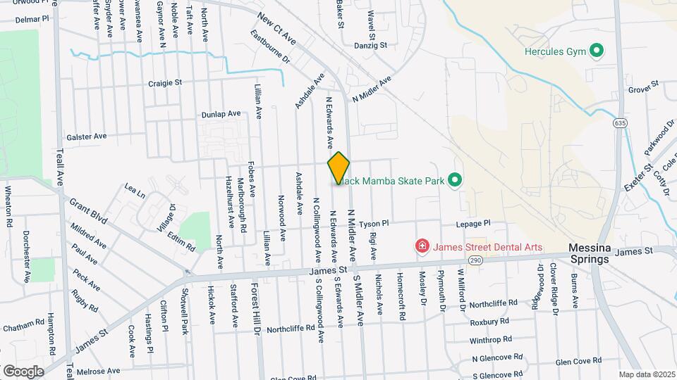 258 N Edwards Ave Map and Location Details