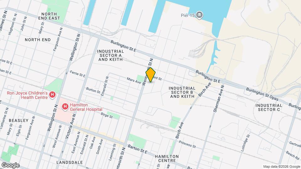 25 Niagara St Map and Location Details