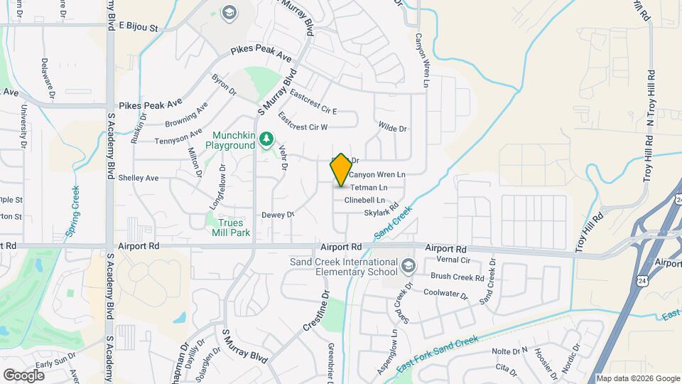 4527 Tetman Ln Map and Location Details
