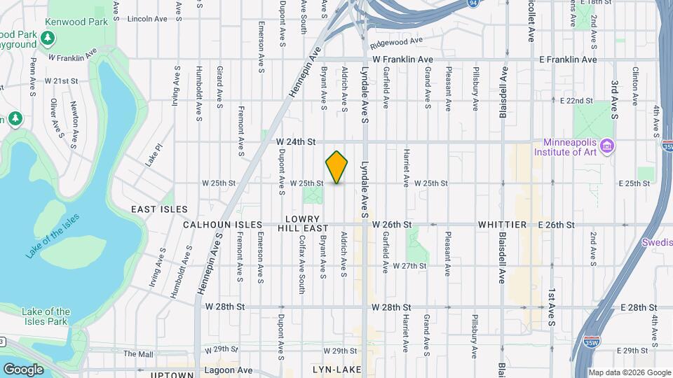 807 W 25th St Map and Location Details