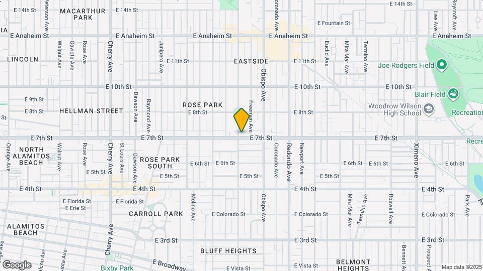 3011 E 7th St Map and Location Details