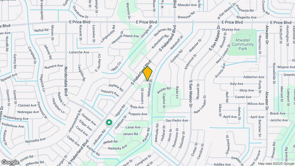 1641 Nabatoff St Map and Location Details