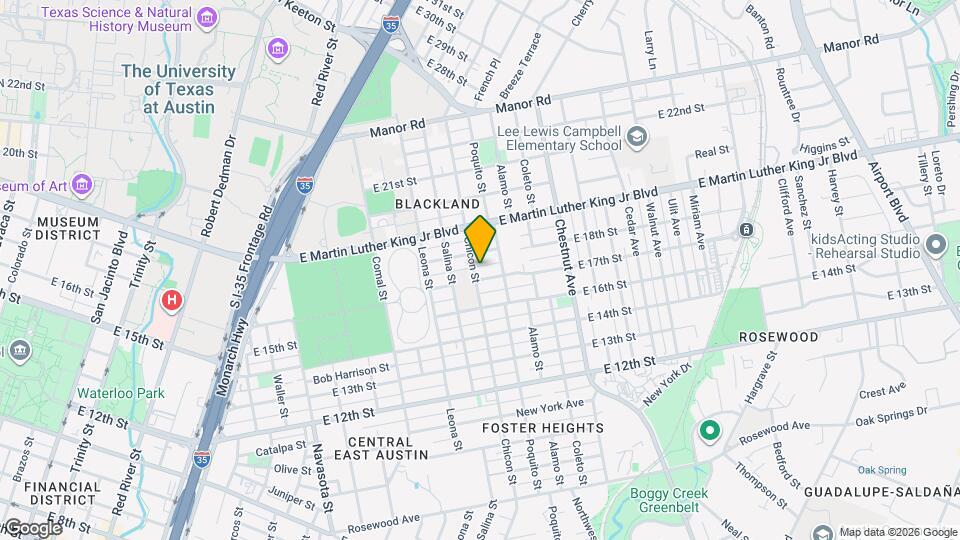 1703 Chicon St, Unit SI ID1630384P Map and Location Details