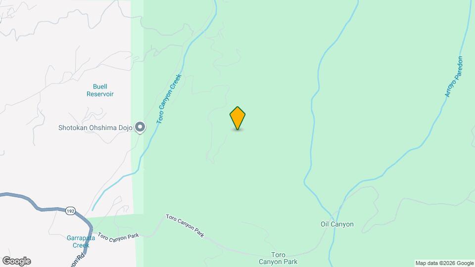 800 Toro Canyon Rd Mapa y Detalles de la Ubicación