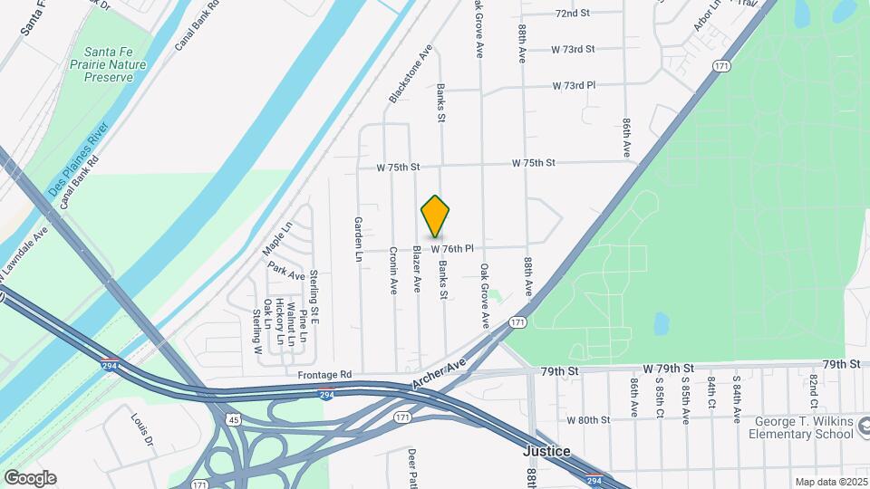 7560 Banks St Map and Location Details