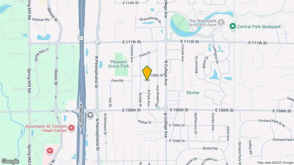 10738 N Park Ave Mapa y Detalles de la Ubicación