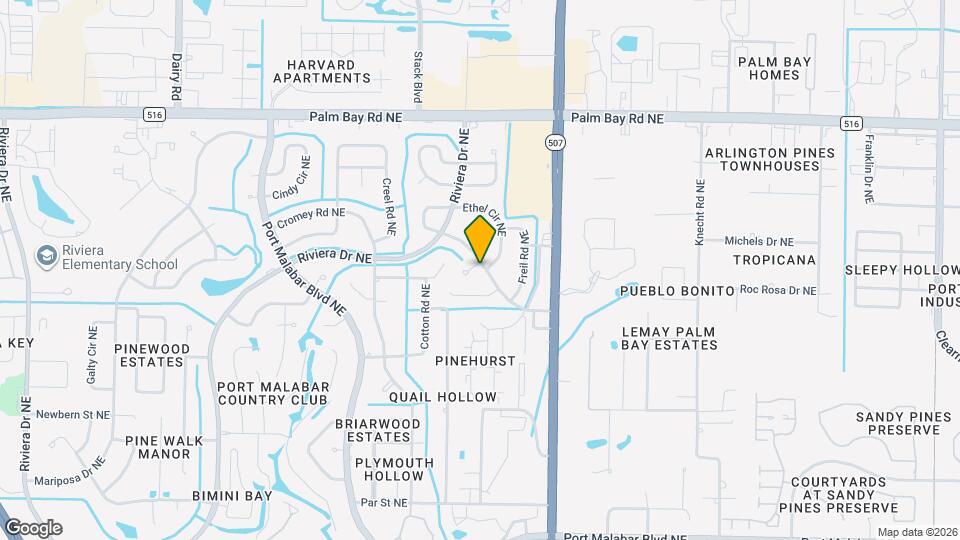 1256 Dawn St NE Map and Location Details