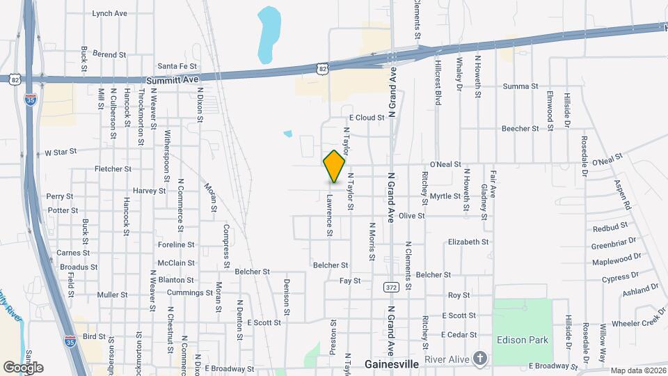 903 Myrtle St Map and Location Details