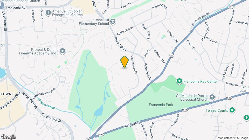 6526 Wayside Pl Map and Location Details