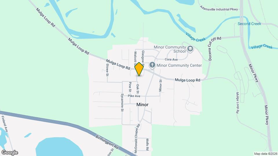 1055 Oak St Map and Location Details