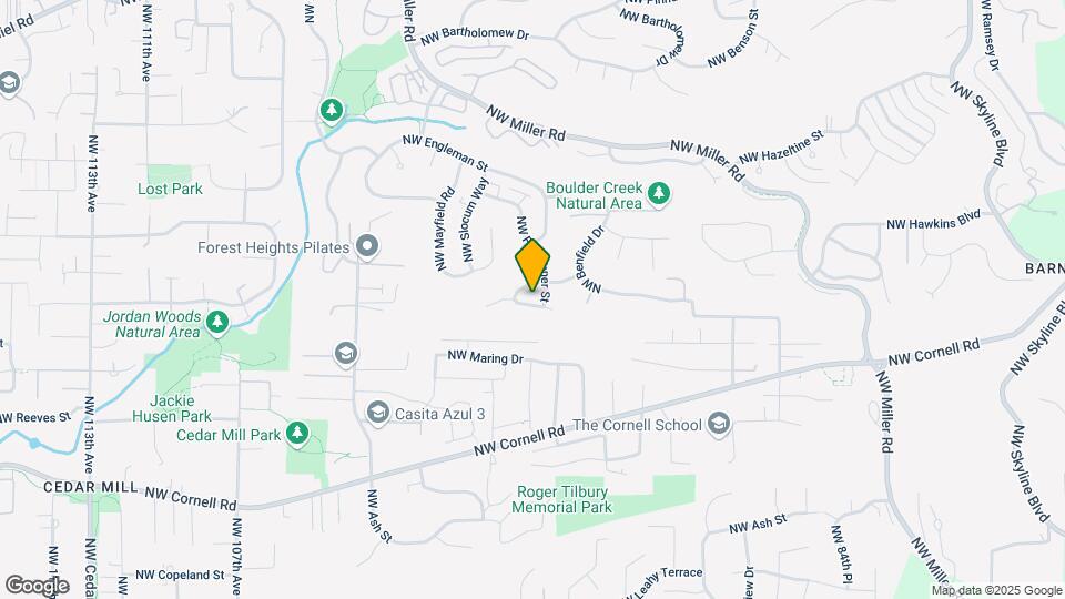 9587 NW Caxton Ln Map and Location Details