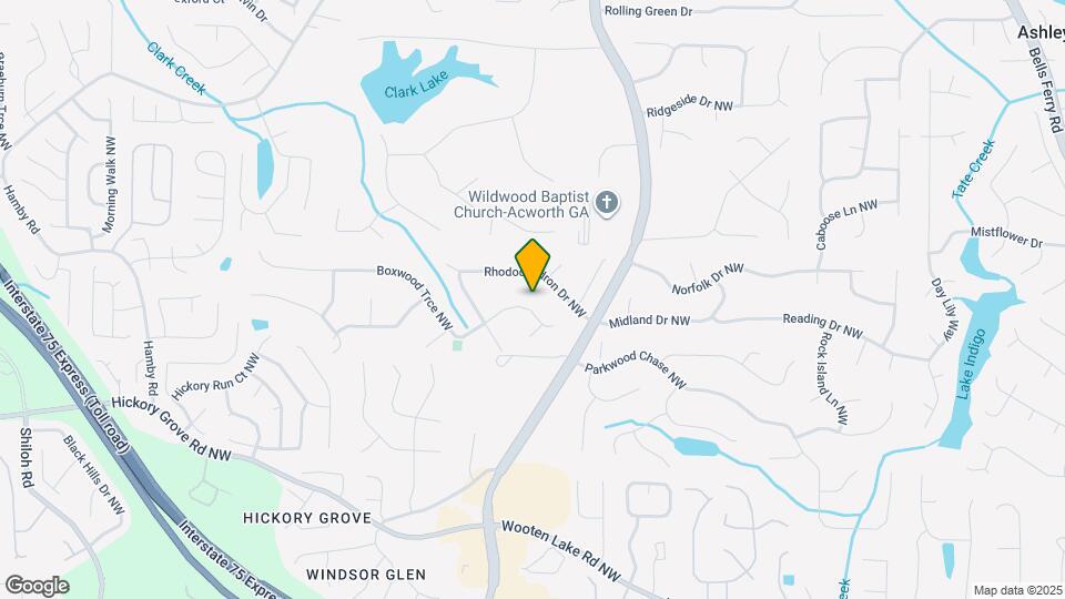 1400 Boxwood Trce NW Map and Location Details