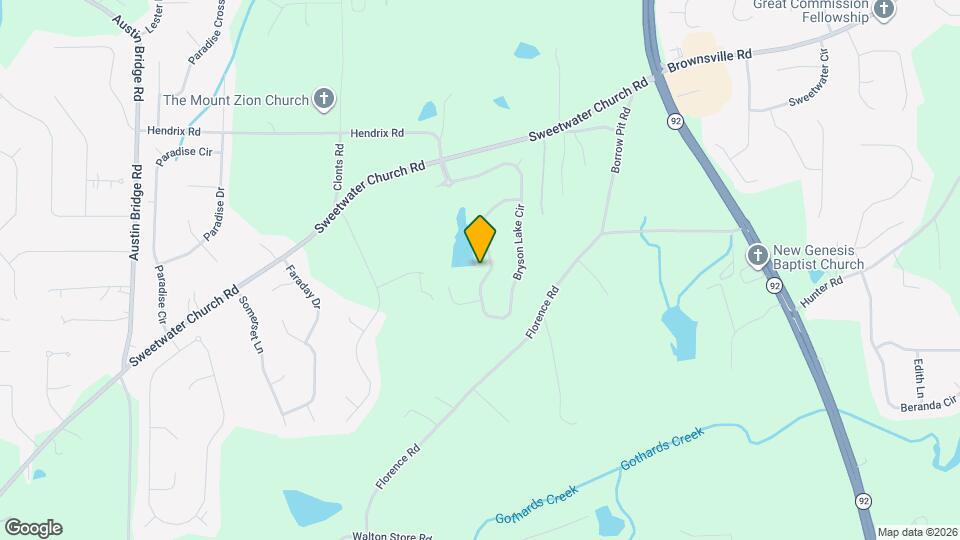 701 Bryson Lake Cir Map and Location Details