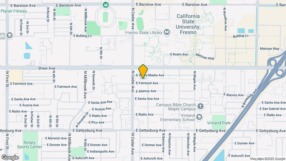 4323 E Fairmont Ave Map and Location Details