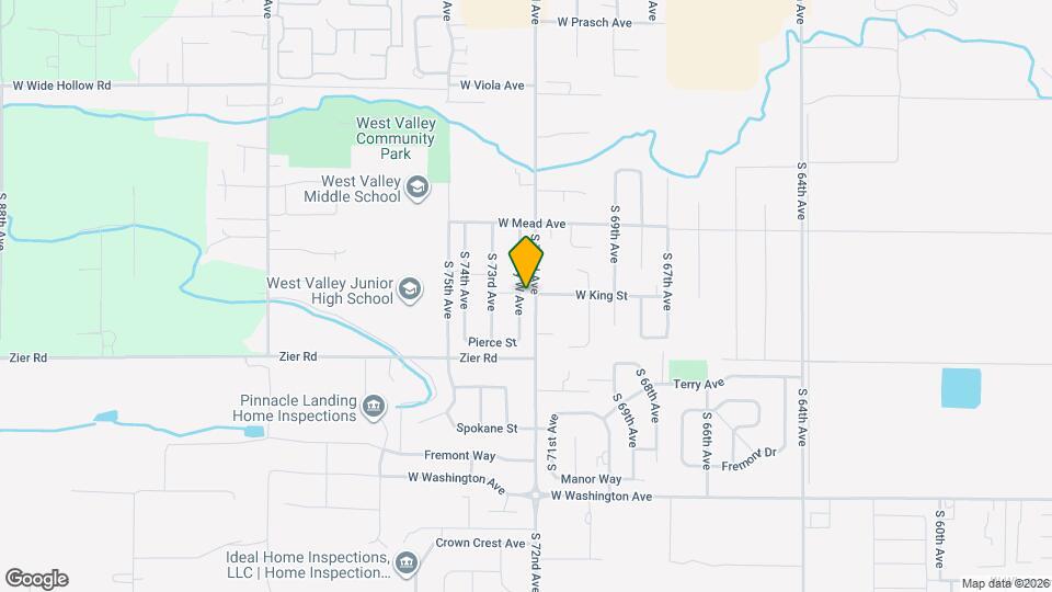 1603 Valley W Ave Mapa y Detalles de la Ubicación
