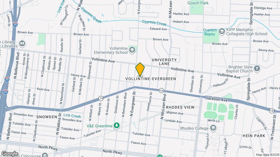 881 N Auburndale St Map and Location Details