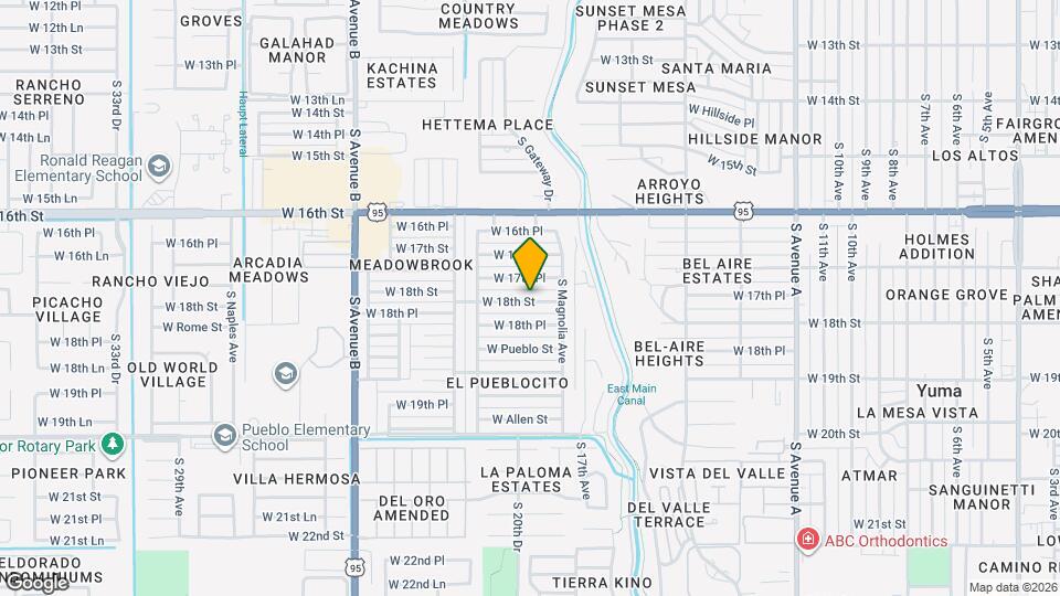 1902 W 18th St Map and Location Details