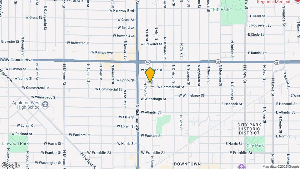1005 N State St Map and Location Details