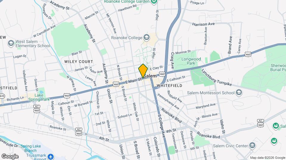 120 E Main St Map and Location Details