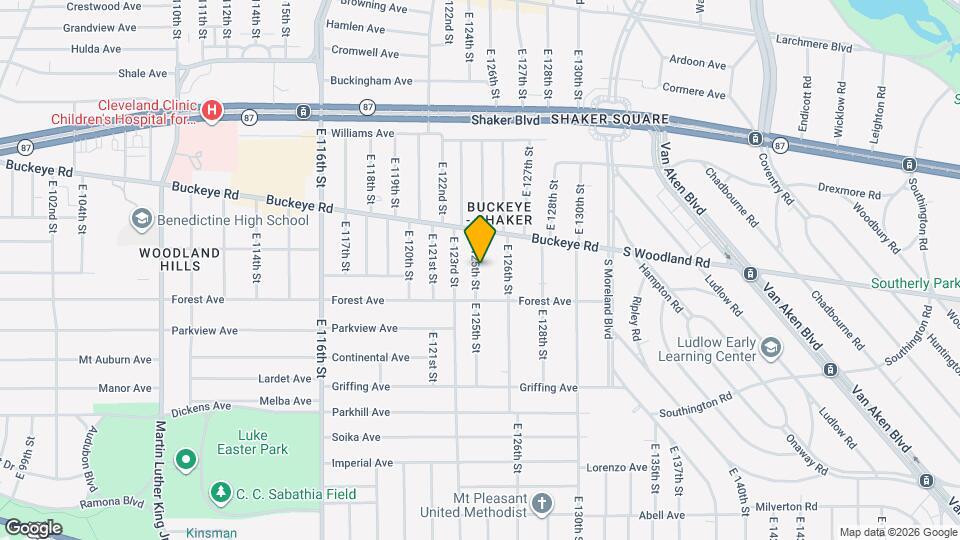 2933 E 125th St Mapa y Detalles de la Ubicación